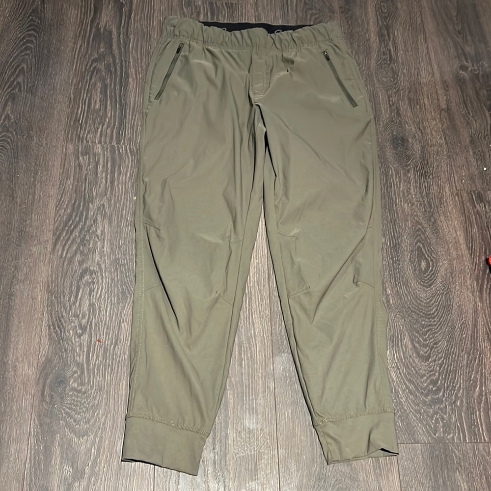 Jogger-style Hiking Pants Olive Green